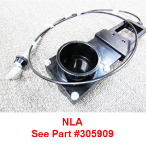 Valve - Term - ABS - 3" H x Spgt - w/72" Cable - Attached w/Gray Handle