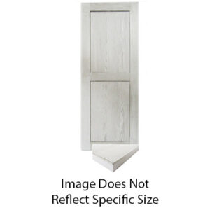 Cabinet - Door - FPSQ-DP - 14" x 49" - 2 1/4" Rail - New Mission Style - Brown Soft Maple - Vinyl Insert w/Trim on Back - SR7 Edge - Astana Pine - Glazed