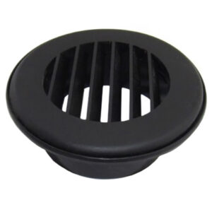 Grill - Vent Cover - 2" - Thermovent - Black - 100/Bx Qty