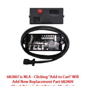 Box - 12v Power Distribution - TT - w/8' 7-Way Cord, 3 Breakers (30S/50/30/30/X) & Battery Disconnect