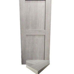 Cabinet - Door - M&T - FPSQ-DP - 13 3/4" x 33" - Carb 2 - MDF - 2 1/2" Rail - 4956 - E/B Grey Elm - Silverton Maple - G2S