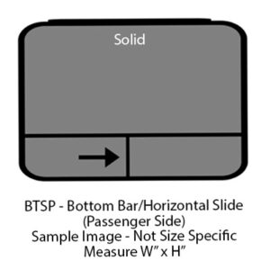 Window - 48" x 48" x 9" - SP/BT - Grey 20 - Temp - Black Frame - #8800 Series
