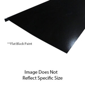 Skirt - Metal - 030 - 22 1/2" x 151" - D-12 - 2" Rad - Black - TC - Sub For 555556