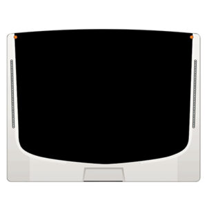 Cap - Front - Fiberglass - 2019 - Yukon - FW - Polar White