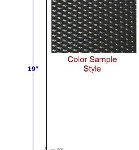 Skirt - Metal - 030 - 20" x 150" - D-57 - Black - TP - DE